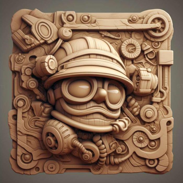 Игры (SteamWorld Dig 4, GAMES_28440) 3D модель для ЧПУ станка